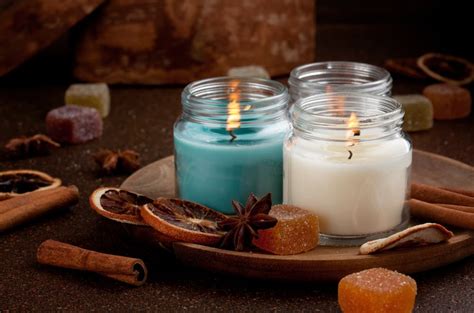 Awaken your senses with the spellbinding scents of scented candles